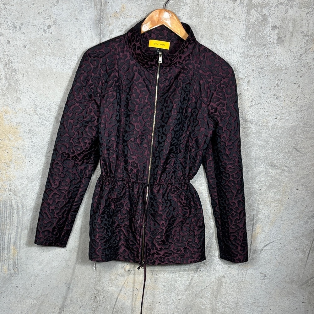St John Yellow Label Jacquard Anorak Jacket - Picture 2 of 9